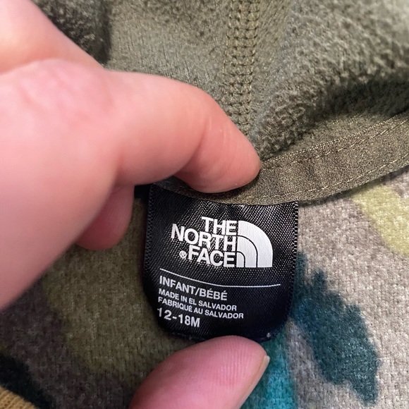 The North Face Glacier Camo Fleece Jacket 12-18m - Picture 5 of 5